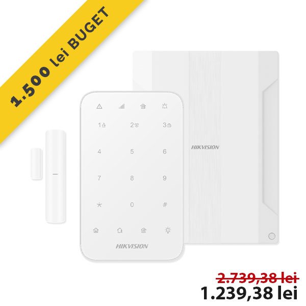 Kit de securitate Hikvision AX PRO pentru modernizarea sistemului de alarmă